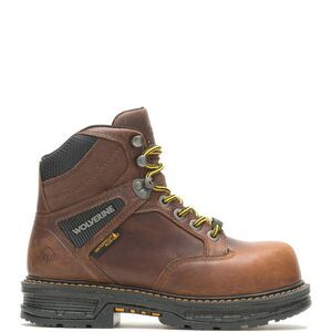 Wolverine Womens Hellcat Ultraspring Waterproof CarbonMax 6" Brown Boots (NWT)